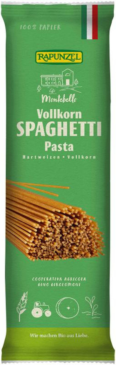 Produktfoto zu VPE 12x500g Vollkorn Spaghetti