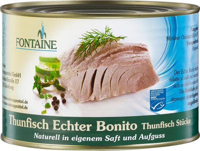 Produktfoto zu Thunfisch in eigenem Saft 1,7kg