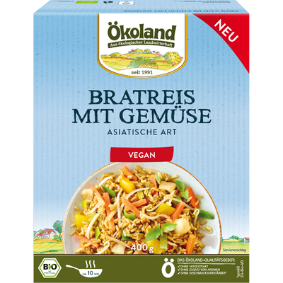 Produktfoto zu Bratreis mit Gemüse 400g TK