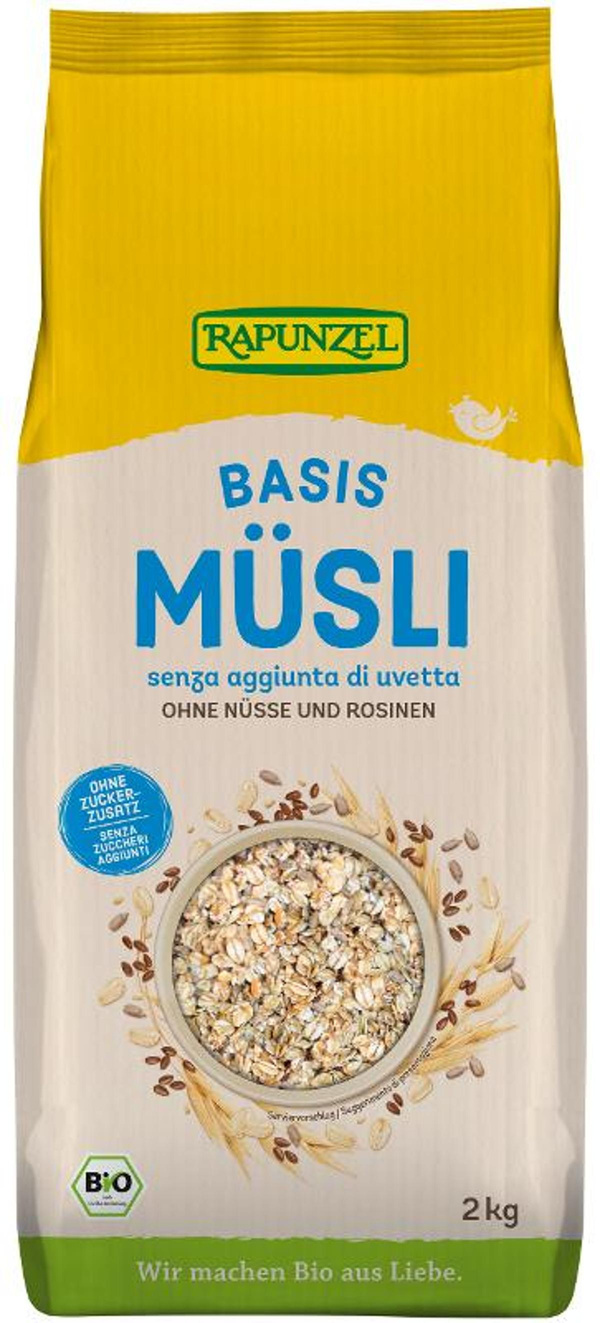 Produktfoto zu Basis Müsli Rapunzel Familienpack 2kg