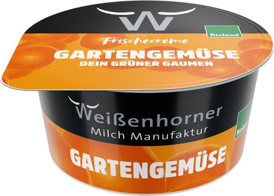 Produktfoto zu Weißenhorner Gartengemüse Frischkäse 150g