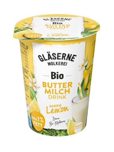 Produktfoto zu Buttermilchdrink Zitrone 500g