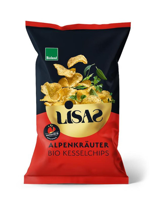 Produktfoto zu Alpenkräuter Kesselchips 115g