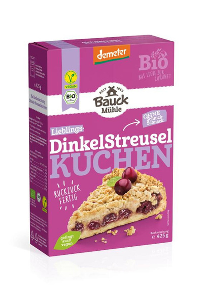 Produktfoto zu Streuselkuchen Dinkel