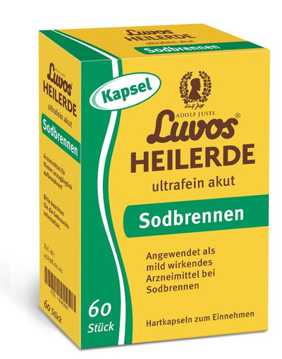 Produktfoto zu Heilerde ultrafein akut Sodbrennen 60 Kapseln