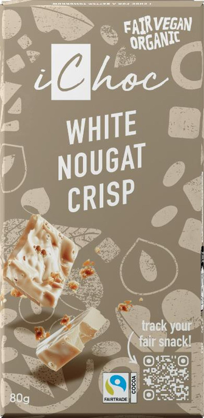 Produktfoto zu iChoc White Nougat Crisp
