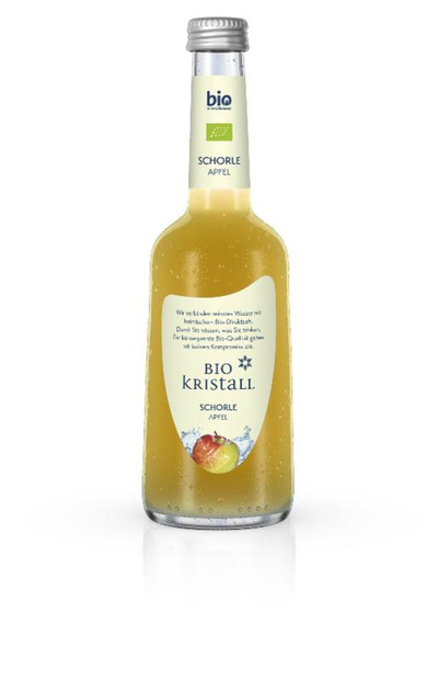 Produktfoto zu BioKristall Apfelschorle 10x0,33l