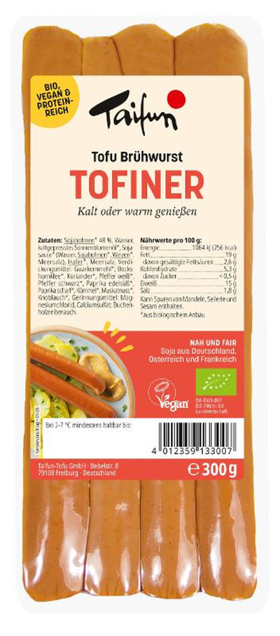 Produktfoto zu Tofu-Wiener 300g