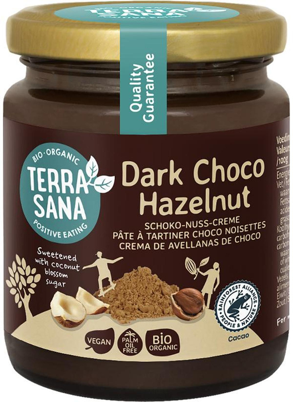 Produktfoto zu Zartbitter Kakao Haselnusscreme 250g