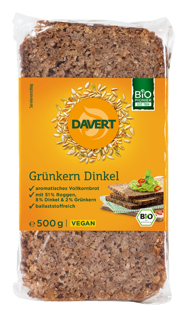 Produktfoto zu Dinkel-Grünkernbrot 500g