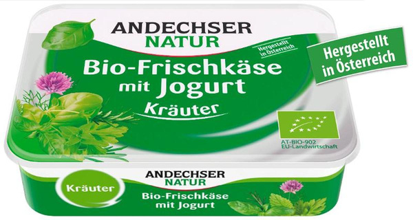 Produktfoto zu Frischkäse mit Joghurt u. Kräutern