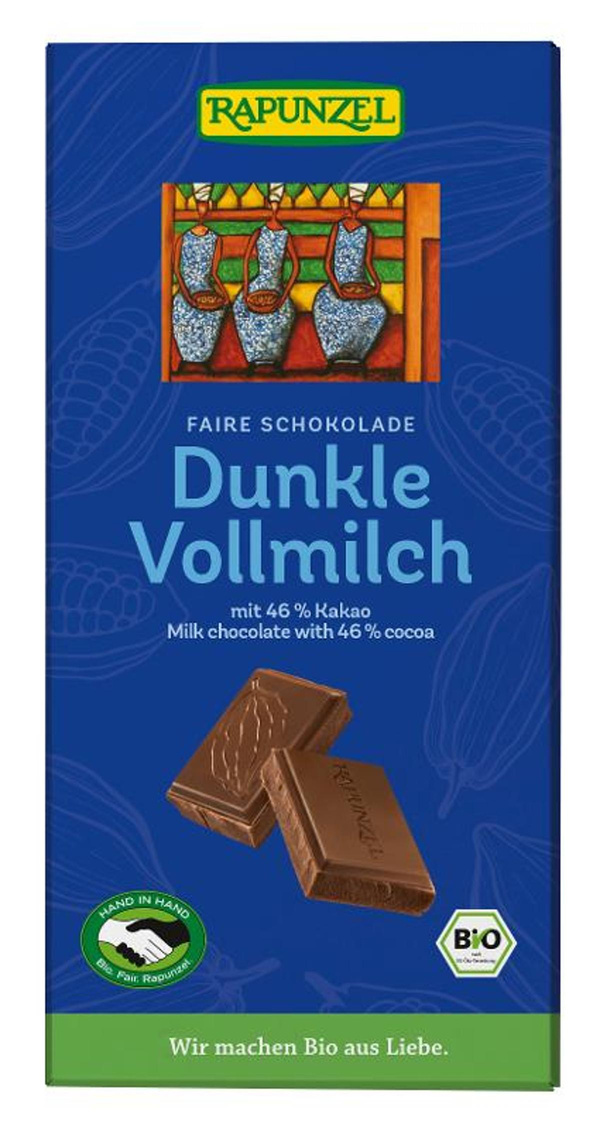 Produktfoto zu Dunkle Vollmilch mit 46% Kakao 100g
