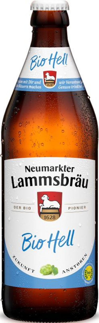 Produktfoto zu Lammsbräu Bio Hell 10x0,5l