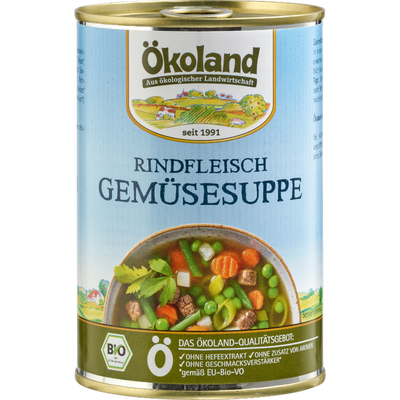 Produktfoto zu Rindfleisch Gemüsesuppe 400g
