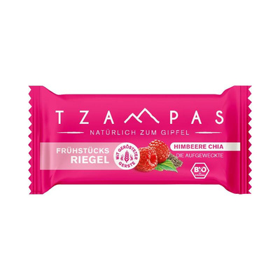 Produktfoto zu TZAMPAS Frühstücksriegel Himbeere Chia 70g