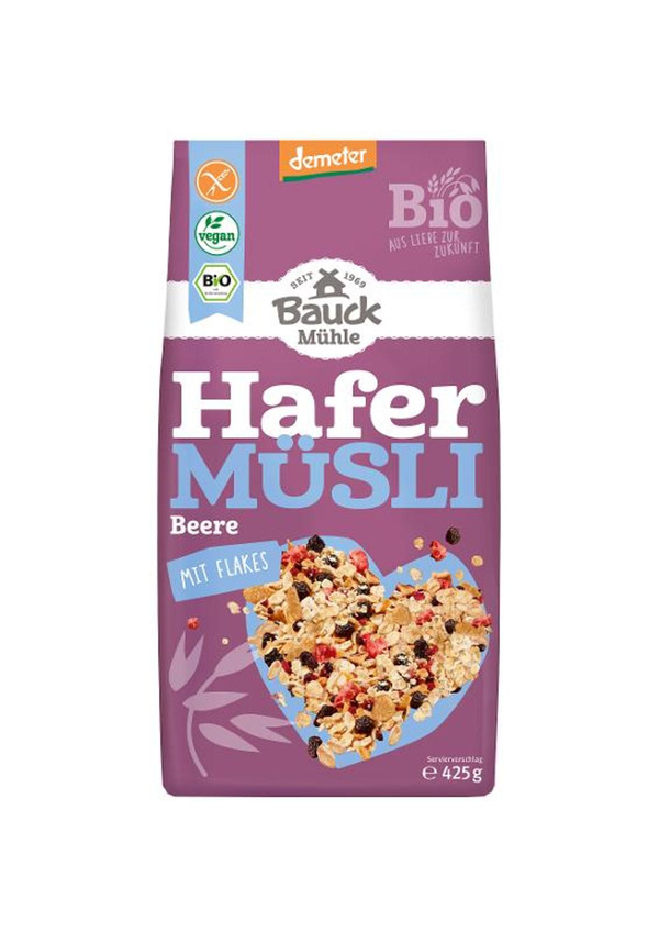 Produktfoto zu Hafer Müsli Beeren gf 425g