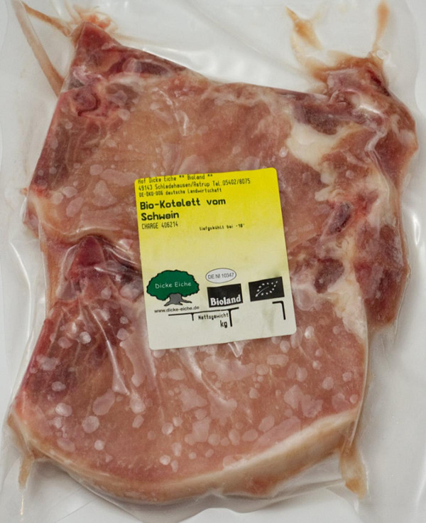 Produktfoto zu Kotelett Schwein  2 Stck. TK