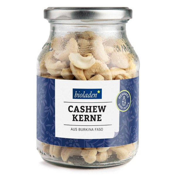 Produktfoto zu GLAS b*Cashewkerne 260g