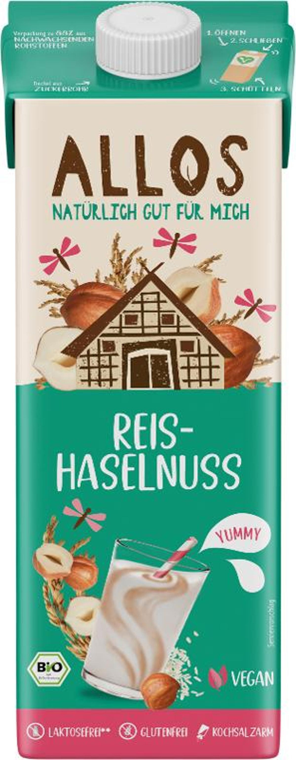 Produktfoto zu VPE 6x1L Reis Haselnuss Drink