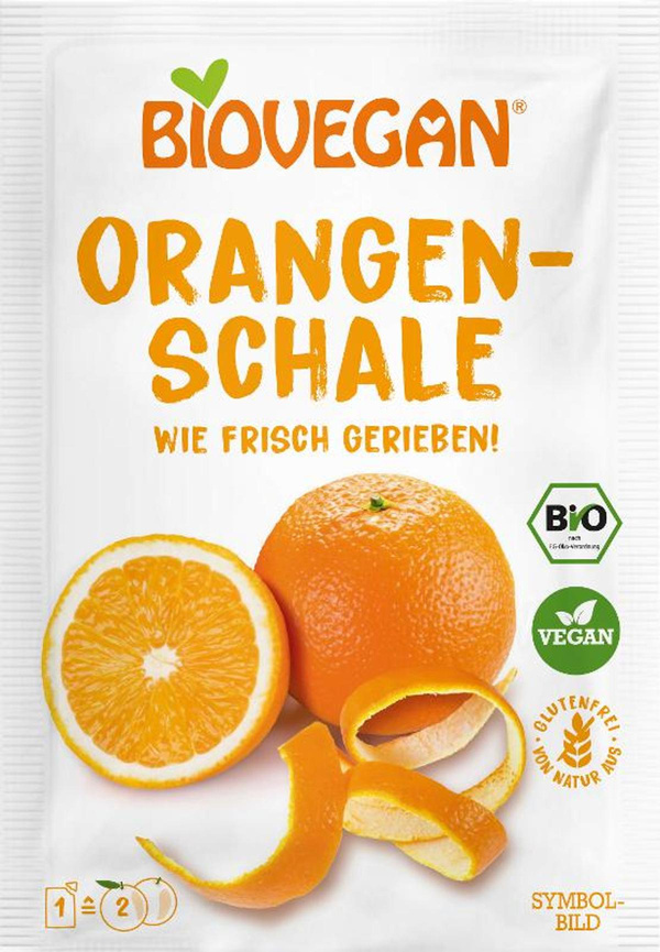 Produktfoto zu Orangenschale, gerieben