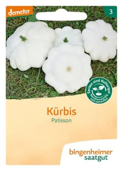 Produktfoto zu Saatgut Kürbis Patisson blanc