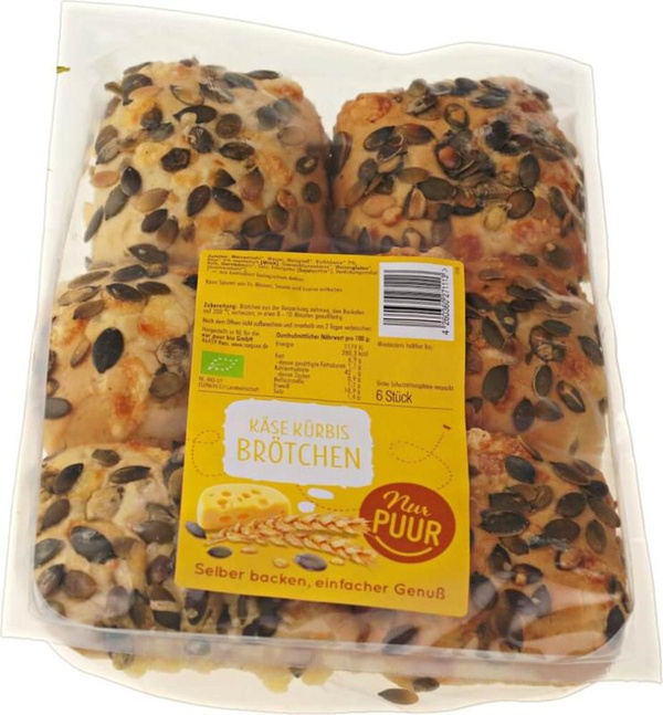 Produktfoto zu Käse Kürbis Brötchen 300g
