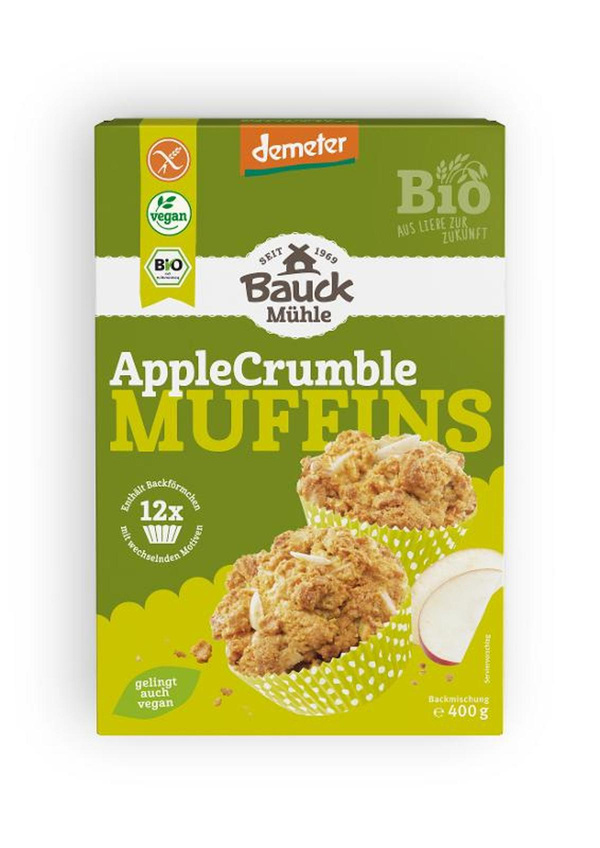 Produktfoto zu Apple Crumble Muffins gf 400g