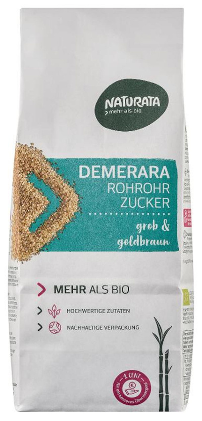 Produktfoto zu Demerara Rohrohrzucker 1kg