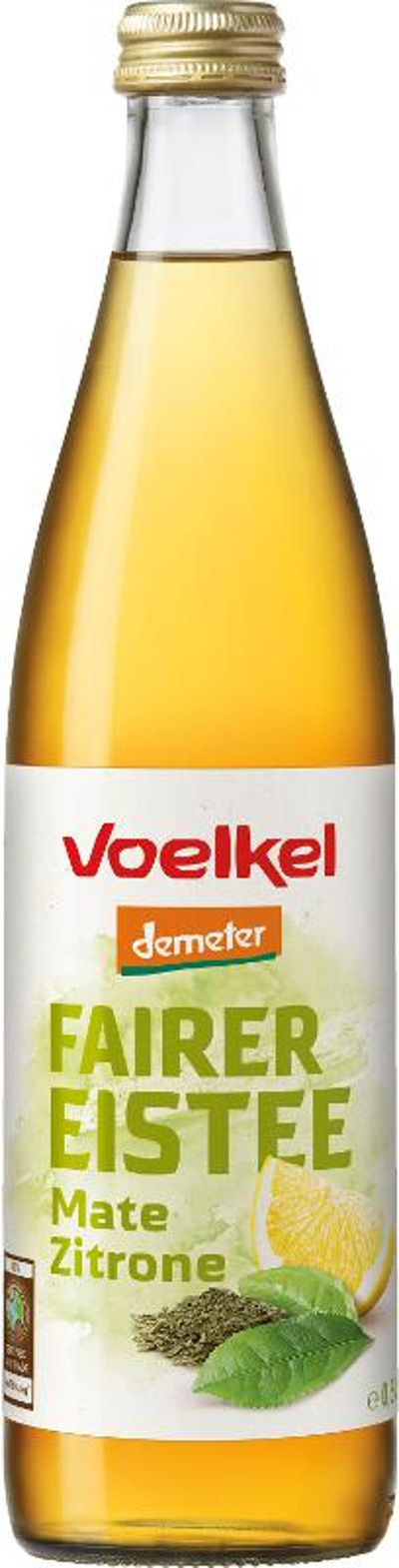 Produktfoto zu Eistee mit Mate und Zitrone 0,5l