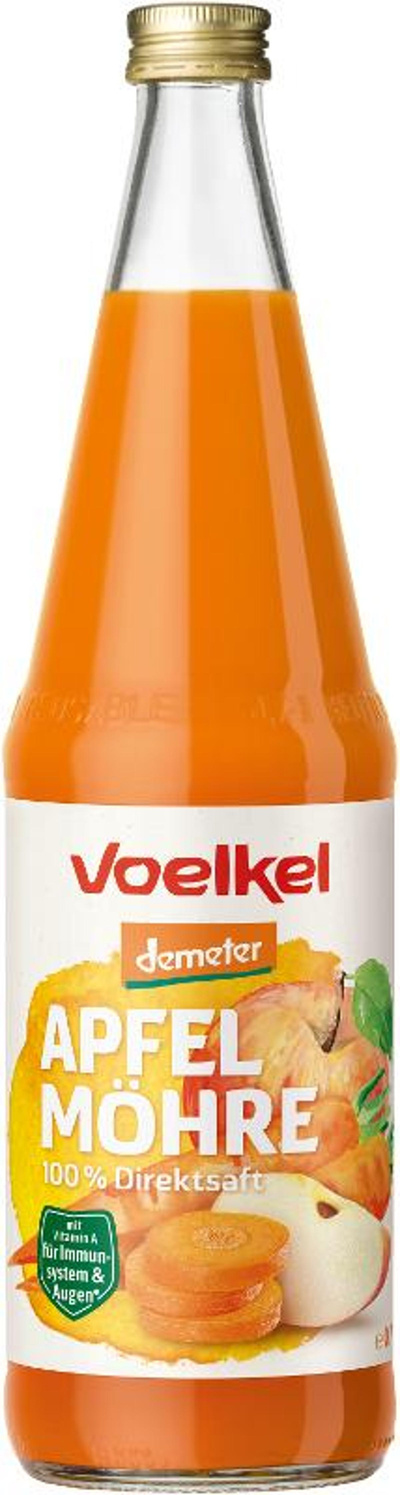 Produktfoto zu Apfel Möhren Saft 0,7l