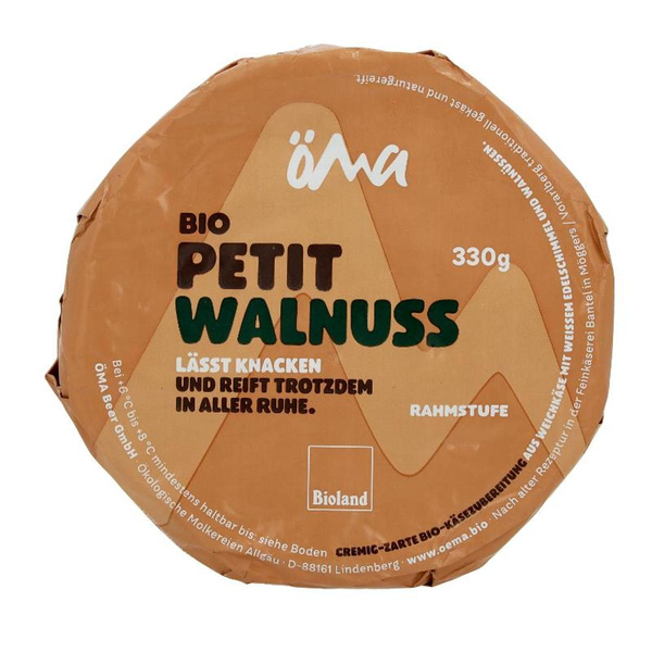 Produktfoto zu Le Petit Brie Walnuss 330g