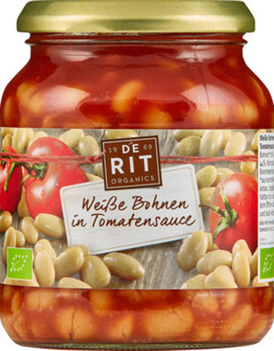 Produktfoto zu Bohnen in Tomatensoße 360g