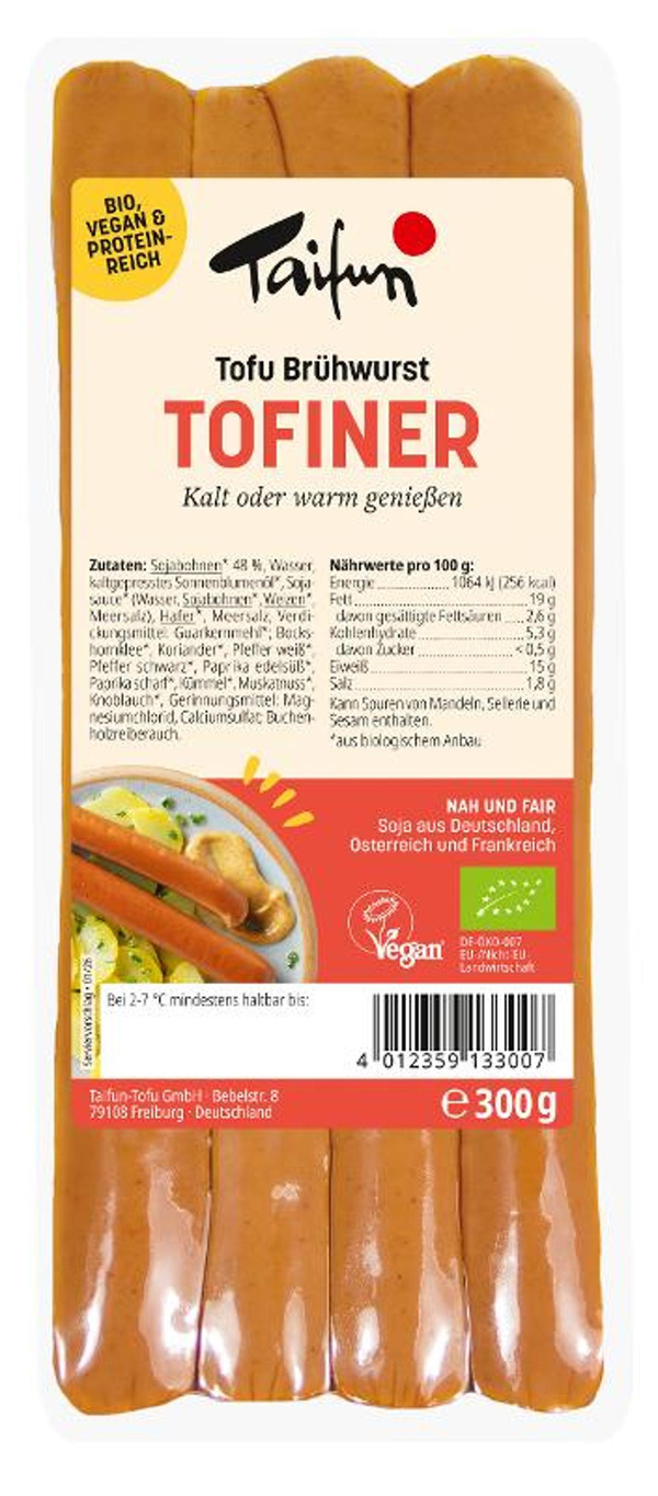 Produktfoto zu Tofu-Wiener 300g