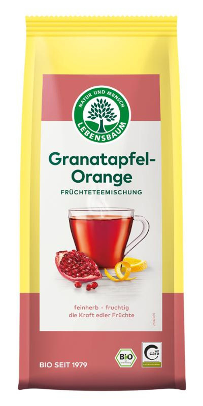 Produktfoto zu Granatapfel Orange Früchtetee