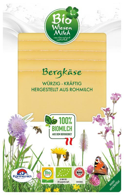 Produktfoto zu VPE 10x100g Bergkäse Scheiben