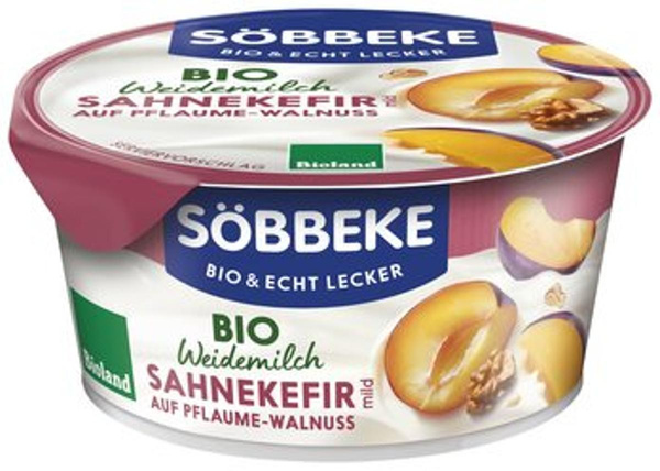 Produktfoto zu Sahnekefir auf Pflaume-Walnuss, 150g
