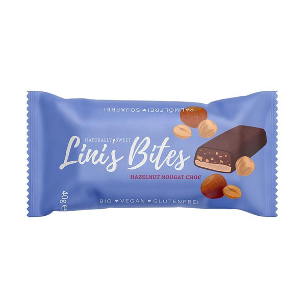 Produktfoto zu Hazelnut Nougat Choc Riegel 40g