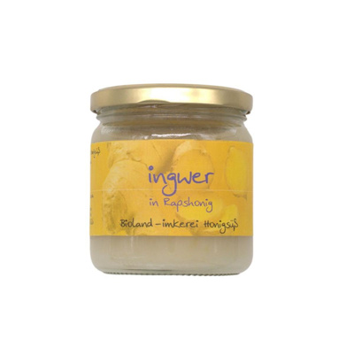 Produktfoto zu Rapshonig mit Ingwer 500g