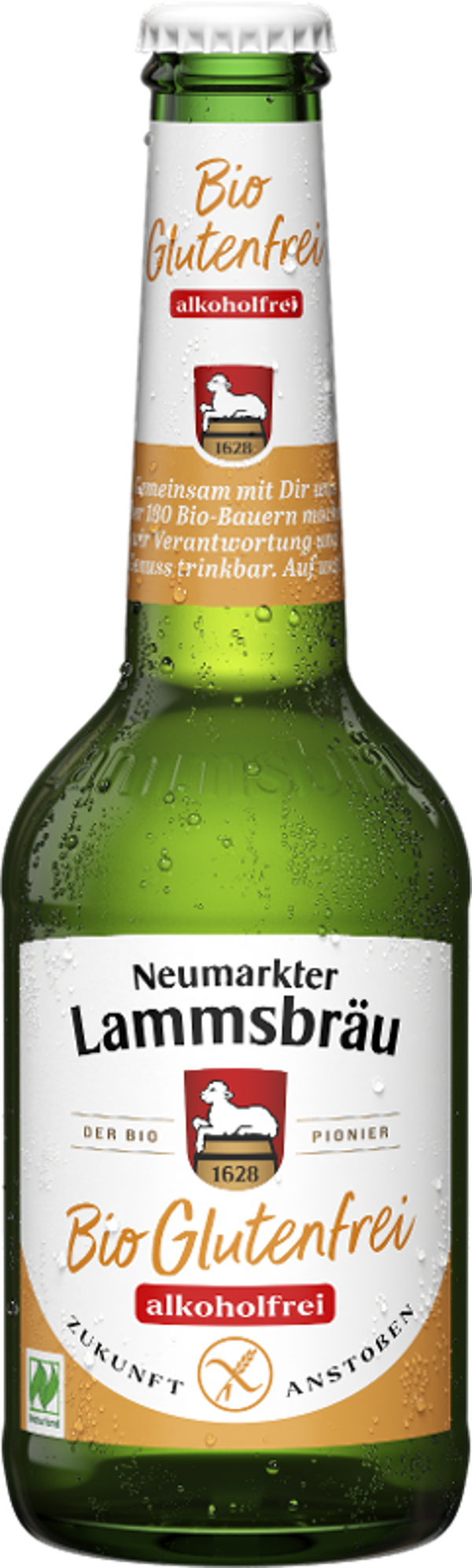 Produktfoto zu Lammsbräu alkoholfr glutenfrei, 10x0,33l