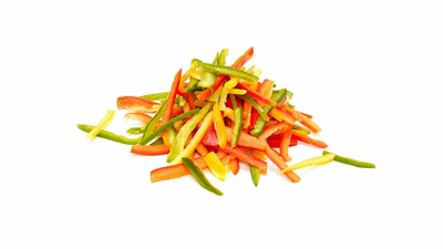 Produktfoto zu V Paprika Mix Streifen 10mm 2,5kg