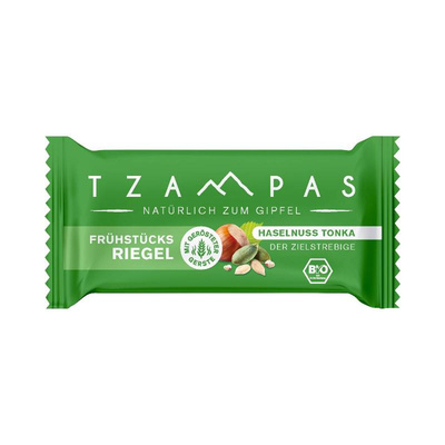 Produktfoto zu TZAMPAS Frühstücksriegel Haselnuss Tonka 70g