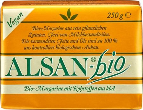 Produktfoto zu Margarine Alsan 250g