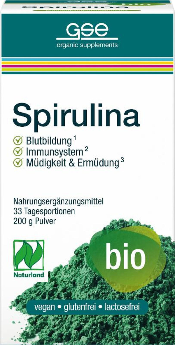Produktfoto zu Spirulina Pulver 200g