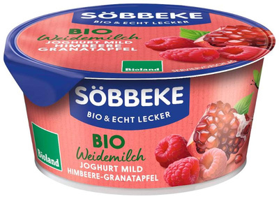 Produktfoto zu Joghurt Himbeer-Granatapfel