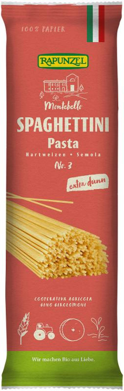Produktfoto zu Spaghettini Semola extra dünn