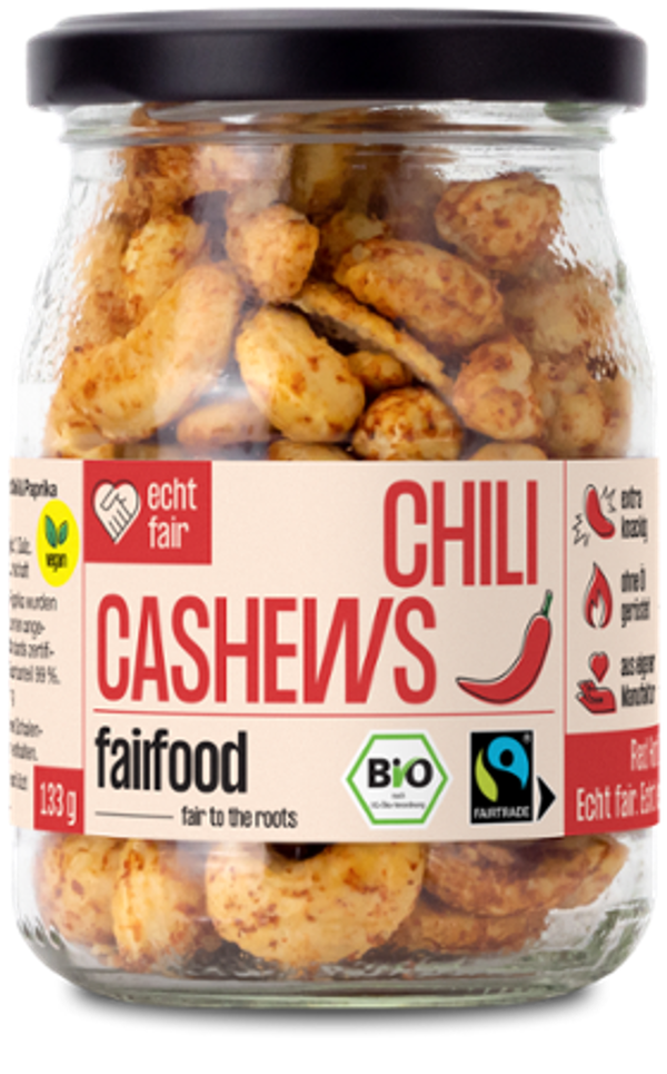 Produktfoto zu Cashewkerne Paprika&Chili 133g