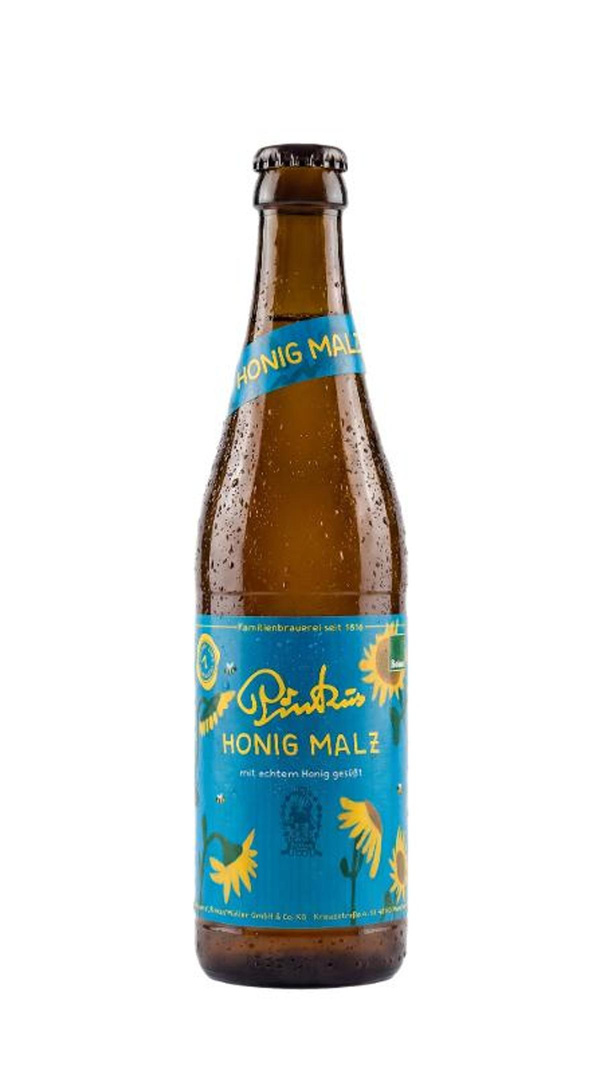 Produktfoto zu Pinkus Honig-Malzbier 24x0,33l