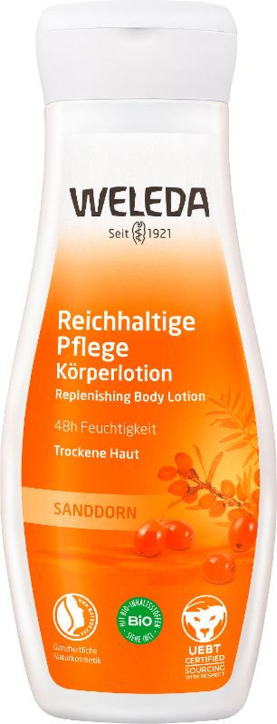 Produktfoto zu Pflegelotion Sanddorn, 200ml