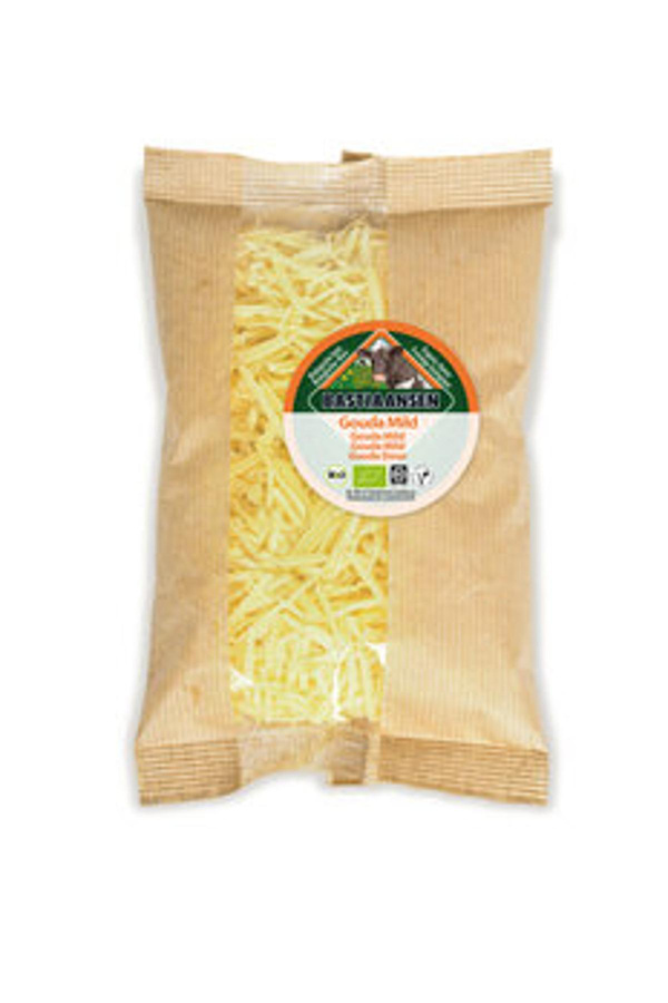 Produktfoto zu Bastiaansen Reibekäse Jung_Mild 150g