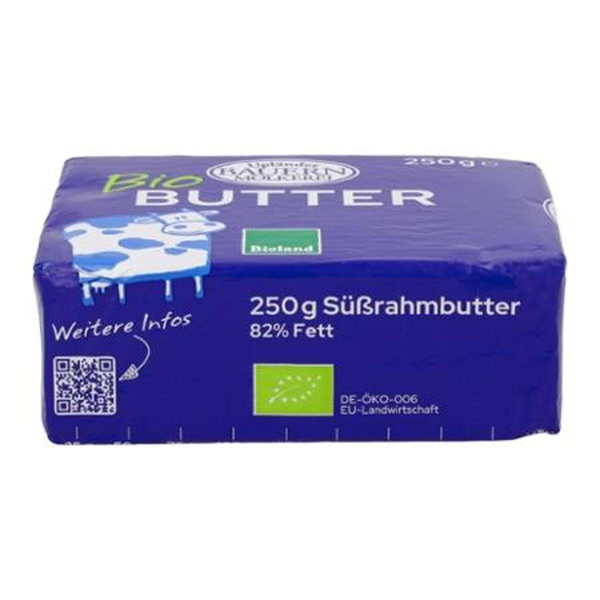 Produktfoto zu Süßrahmbutter 250g